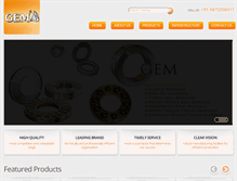Tablet Screenshot of gembearings.com